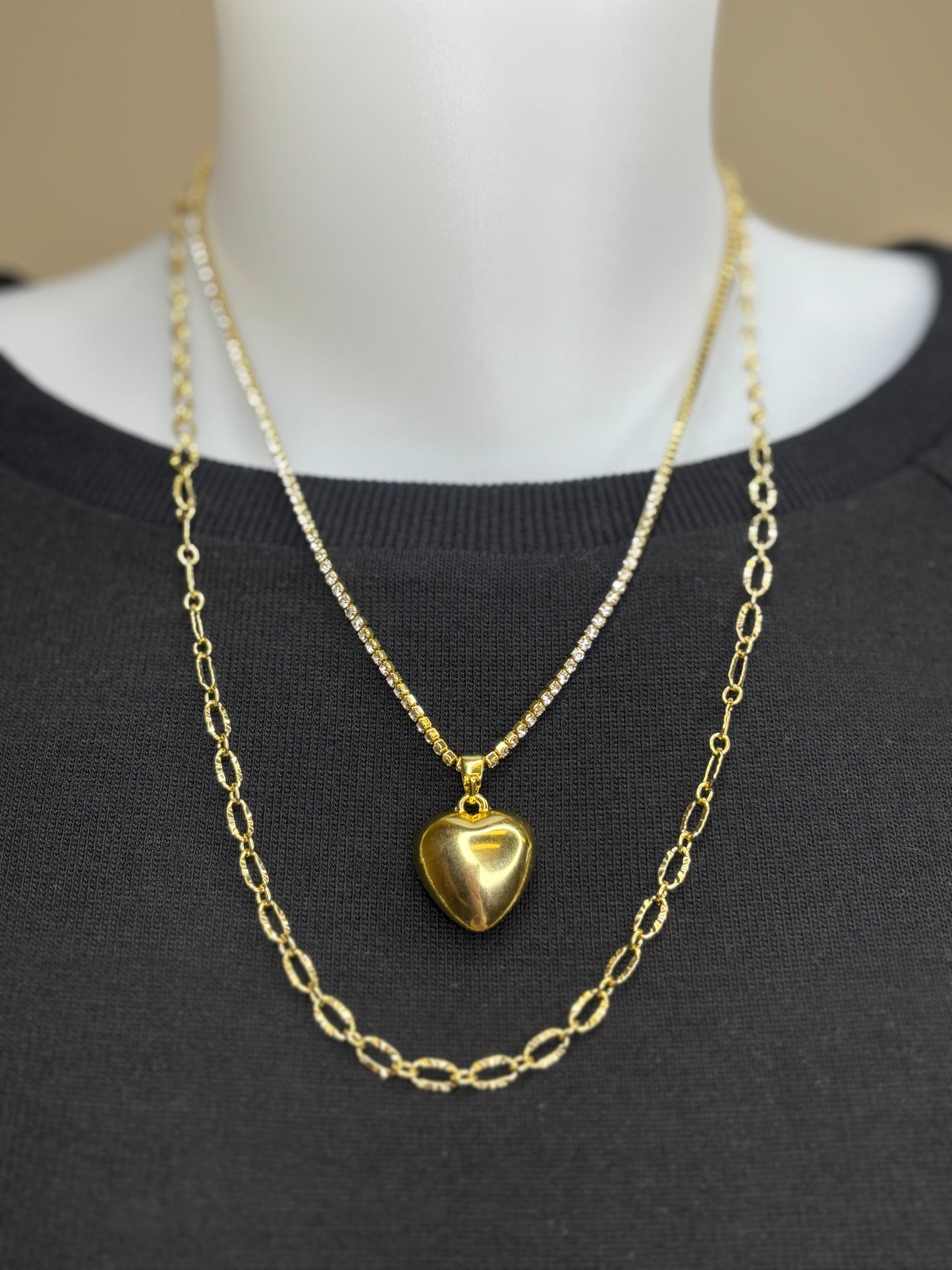 2in1 Heart Necklace