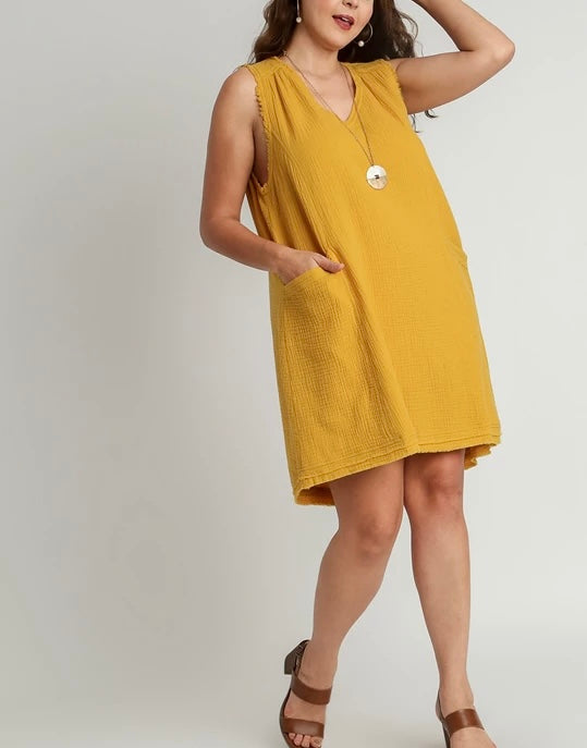 Honey Dress W/Pockets