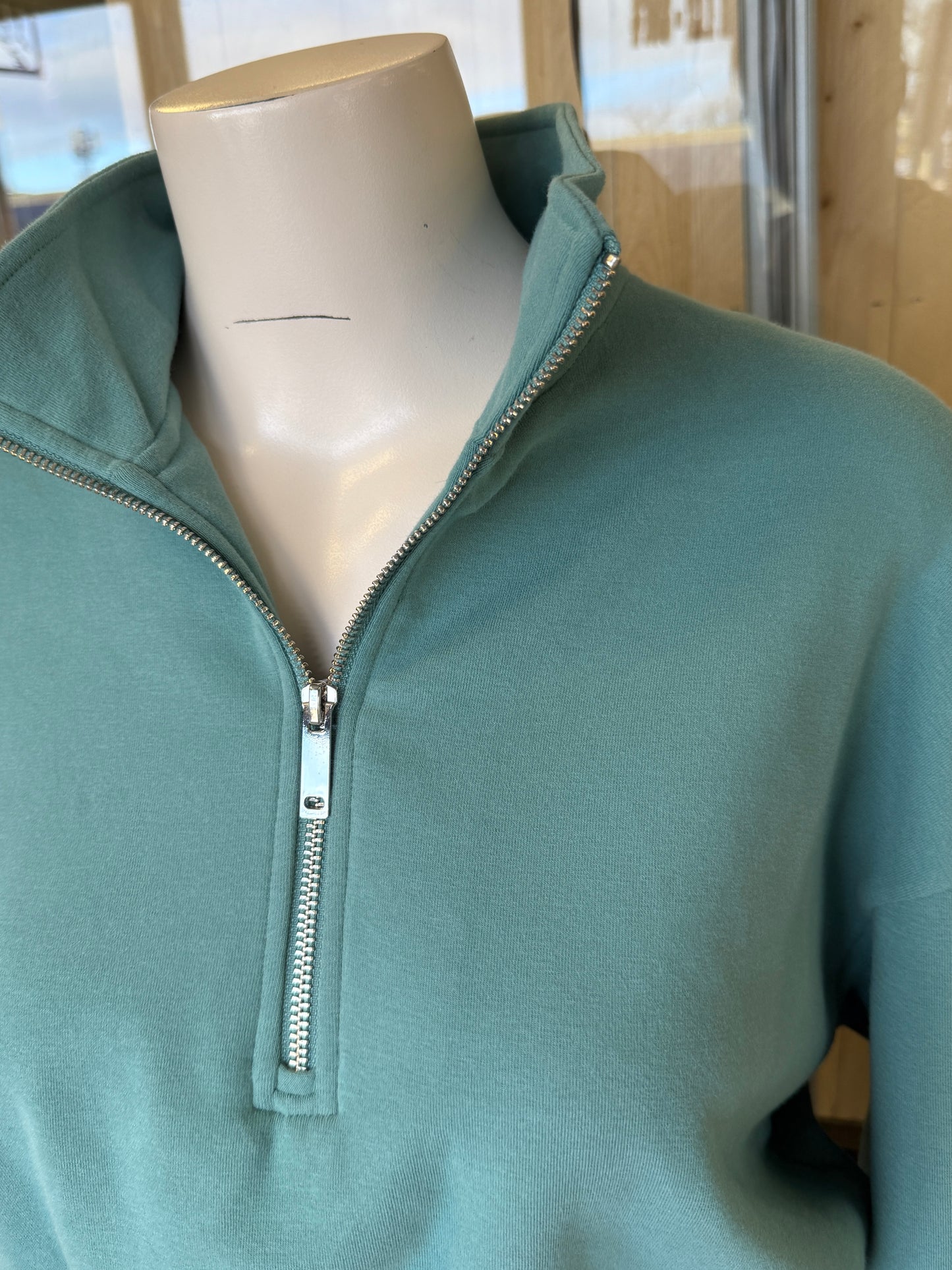 Half Zip Sweatshirt