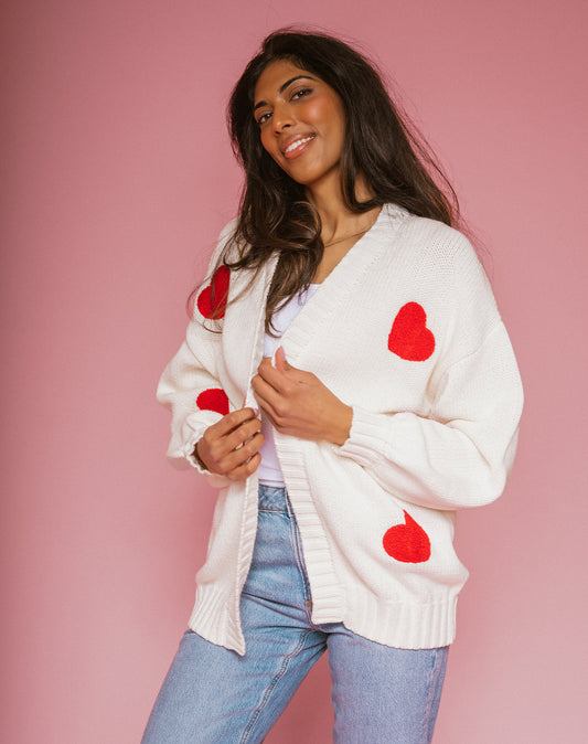 Heart Oversize Cardi