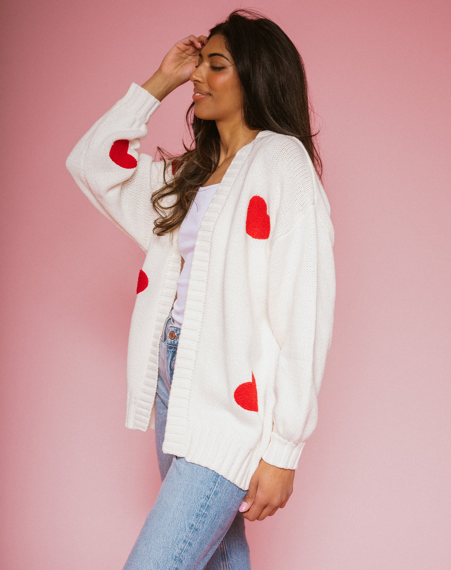 Heart Oversize Cardi